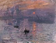 Claude Monet impression,sunrise oil painting on canvas